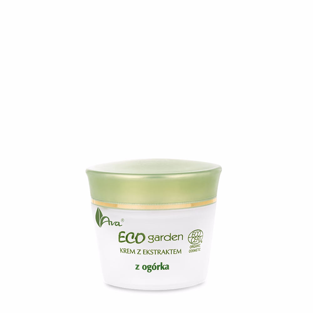 Eco Garden Certyfikowany organiczny krem z ekstraktem ze świeżego ogórka 50 ml