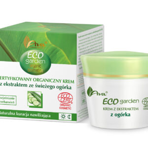 Eco Garden Certyfikowany organiczny krem z ekstraktem ze świeżego ogórka 50 ml