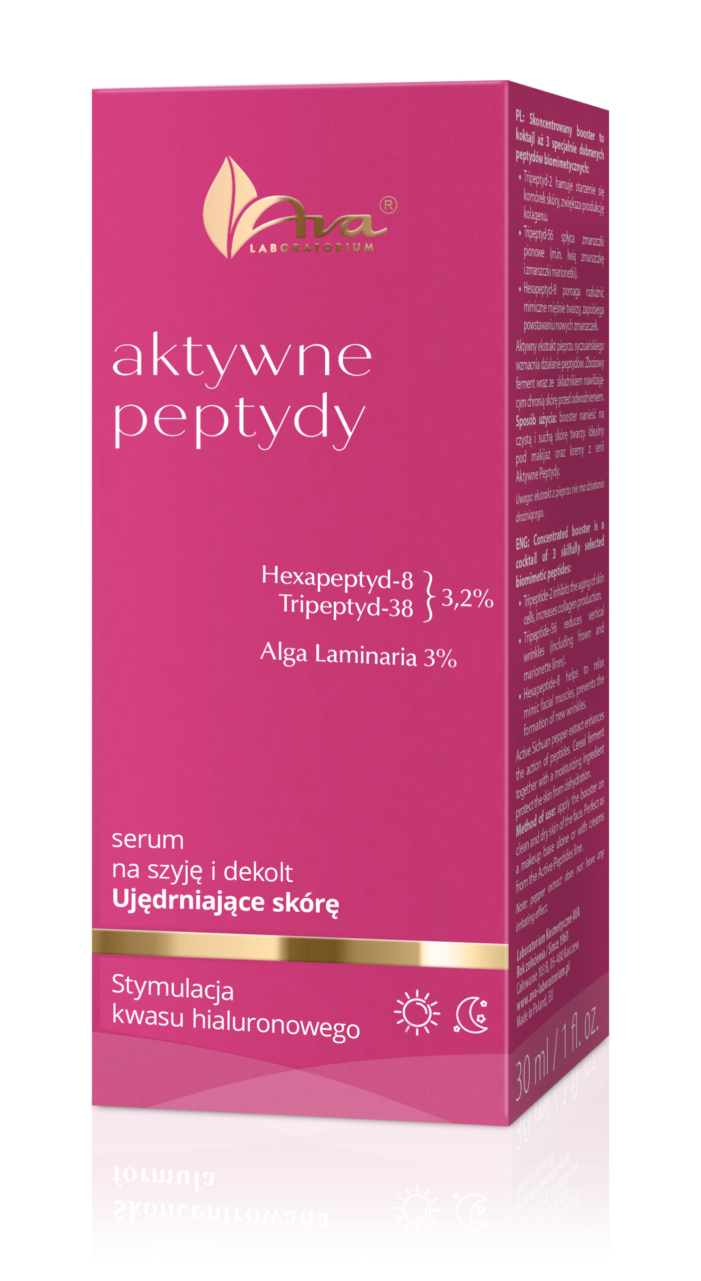 Aktywne Peptydy Serum na szyję i dekolt ujędrniające skórę 30 ml - obrazek 2