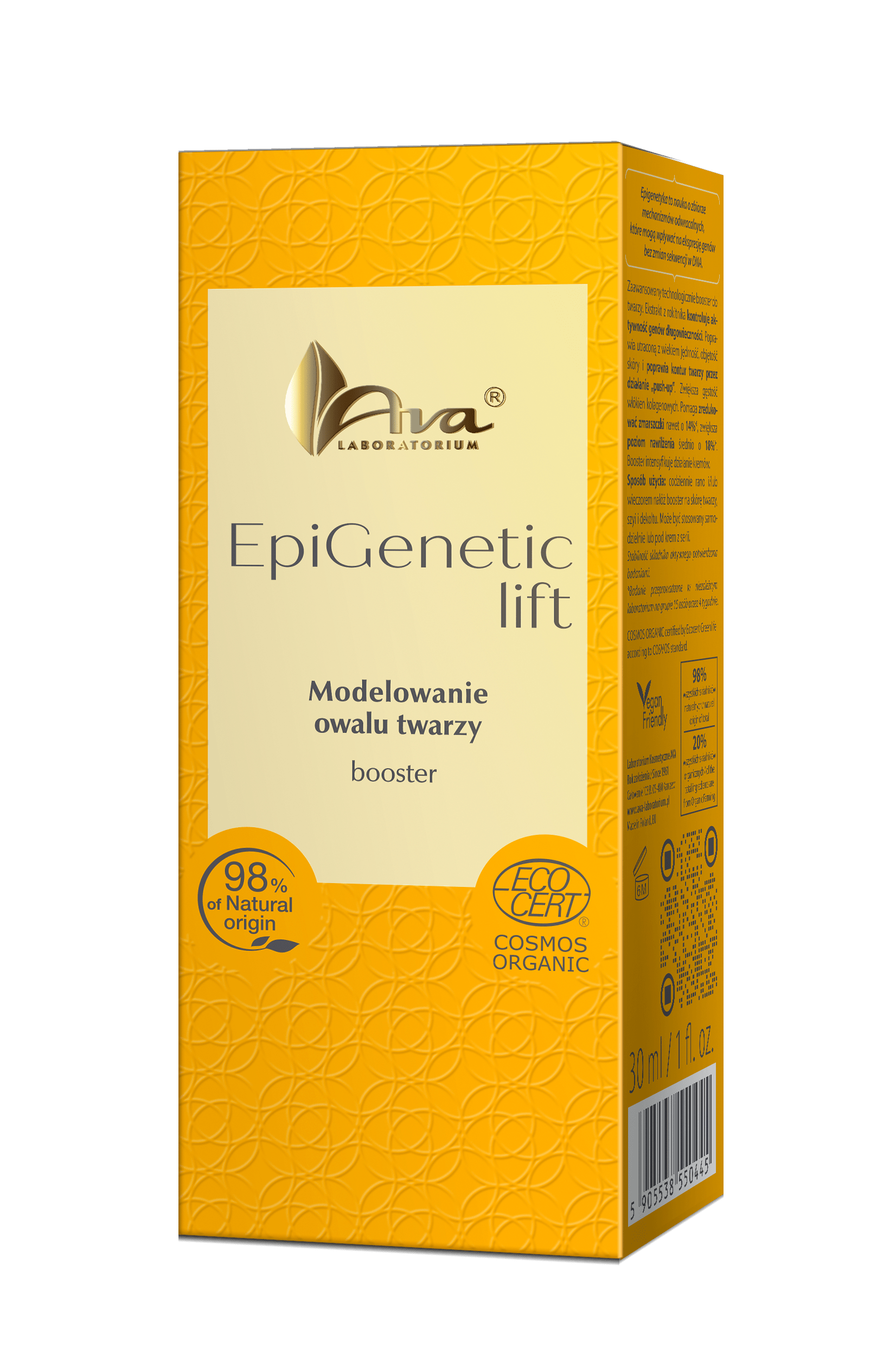 EpiGenetic Lift - Modelowanie owalu twarzy, booster 30 ml - obrazek 3