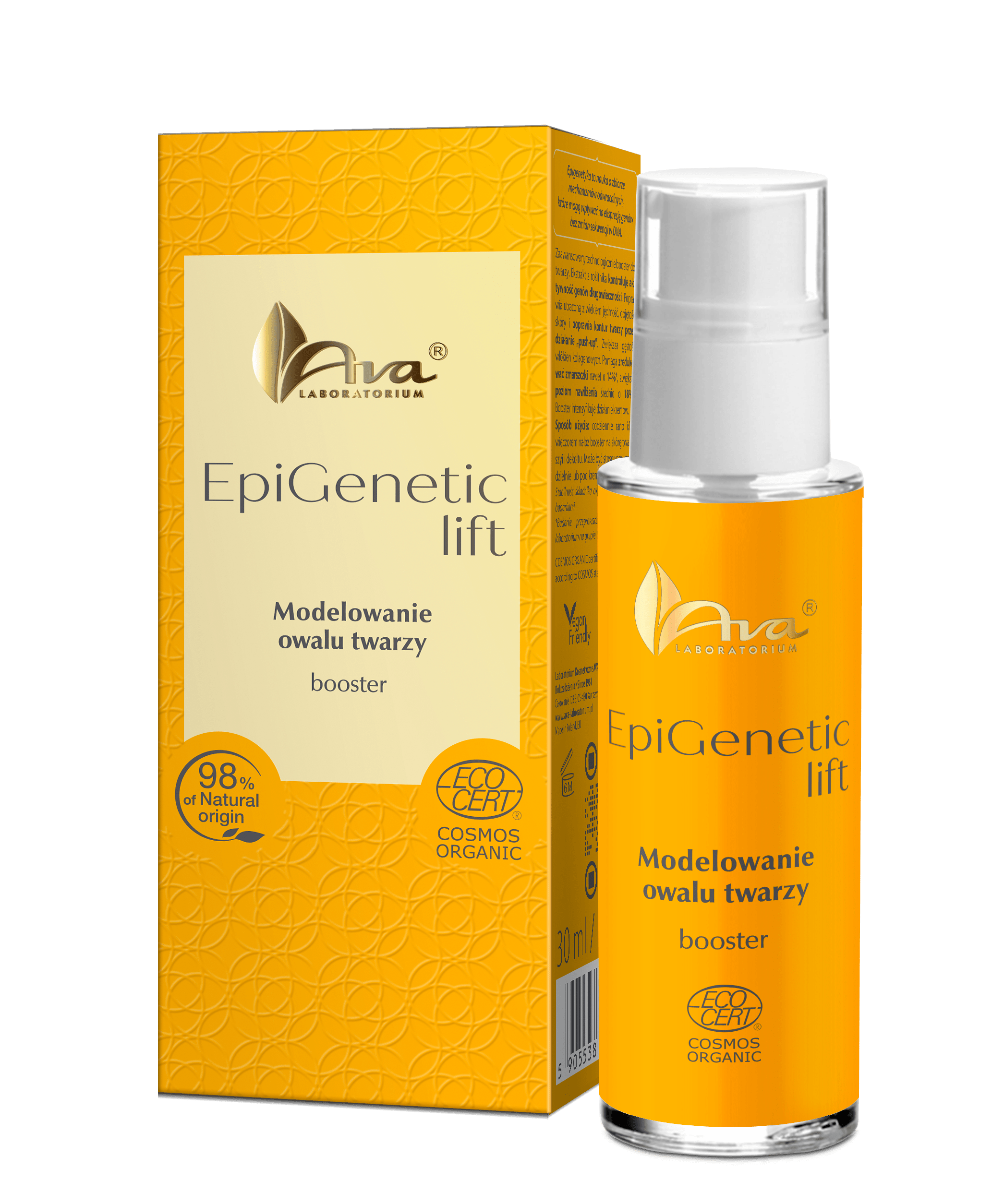 EpiGenetic Lift - Modelowanie owalu twarzy, booster 30 ml - obrazek 2