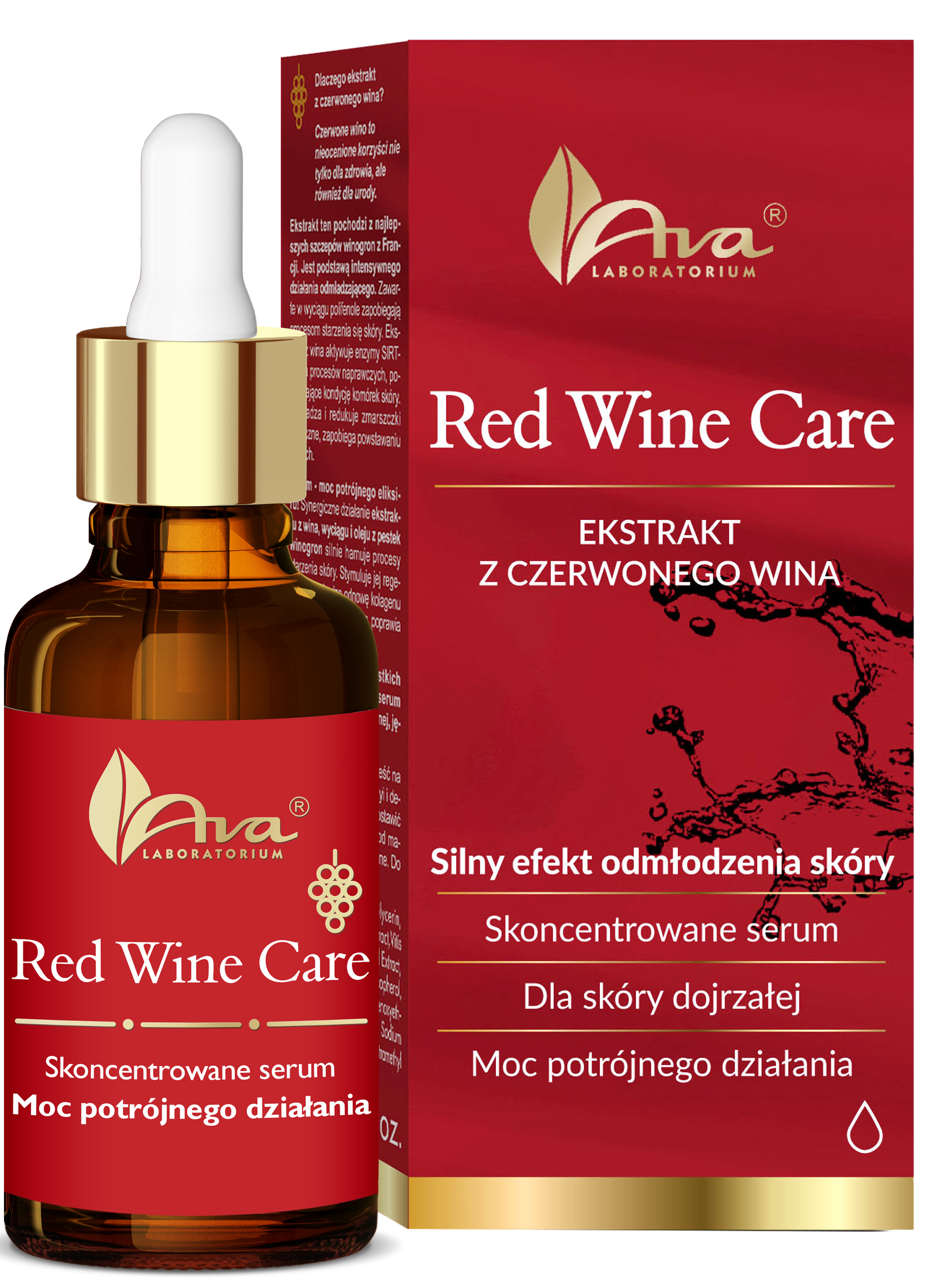 Red Wine Care Skoncentrowane serum – Dla skóry dojrzałej 30 ml - obrazek 3