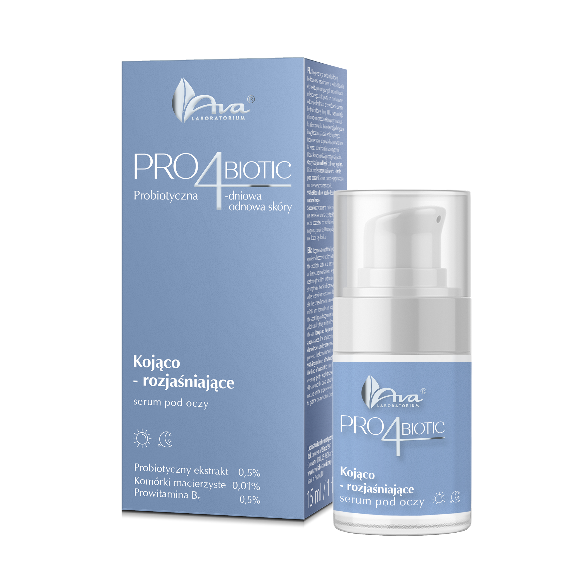 PRO4BIOTIC - Kojąco-rozjaśniające serum pod oczy 15 ml - obrazek 2