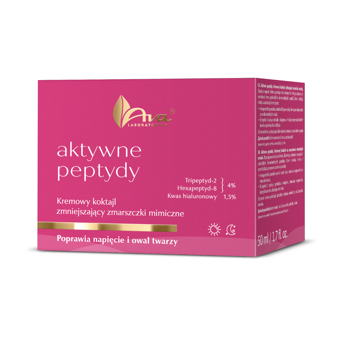 Aktywne Peptydy - Koktajl zmniejszający zmarszczki mimiczne 50 ml - obrazek 4