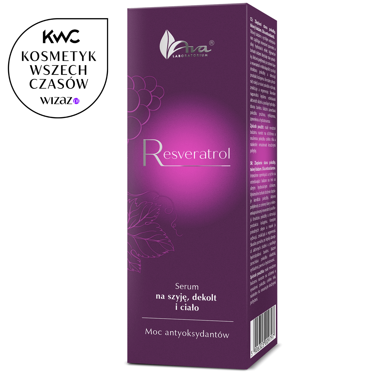 Resveratrol - Serum na szyję, dekolt i ciało 100 ml - obrazek 2
