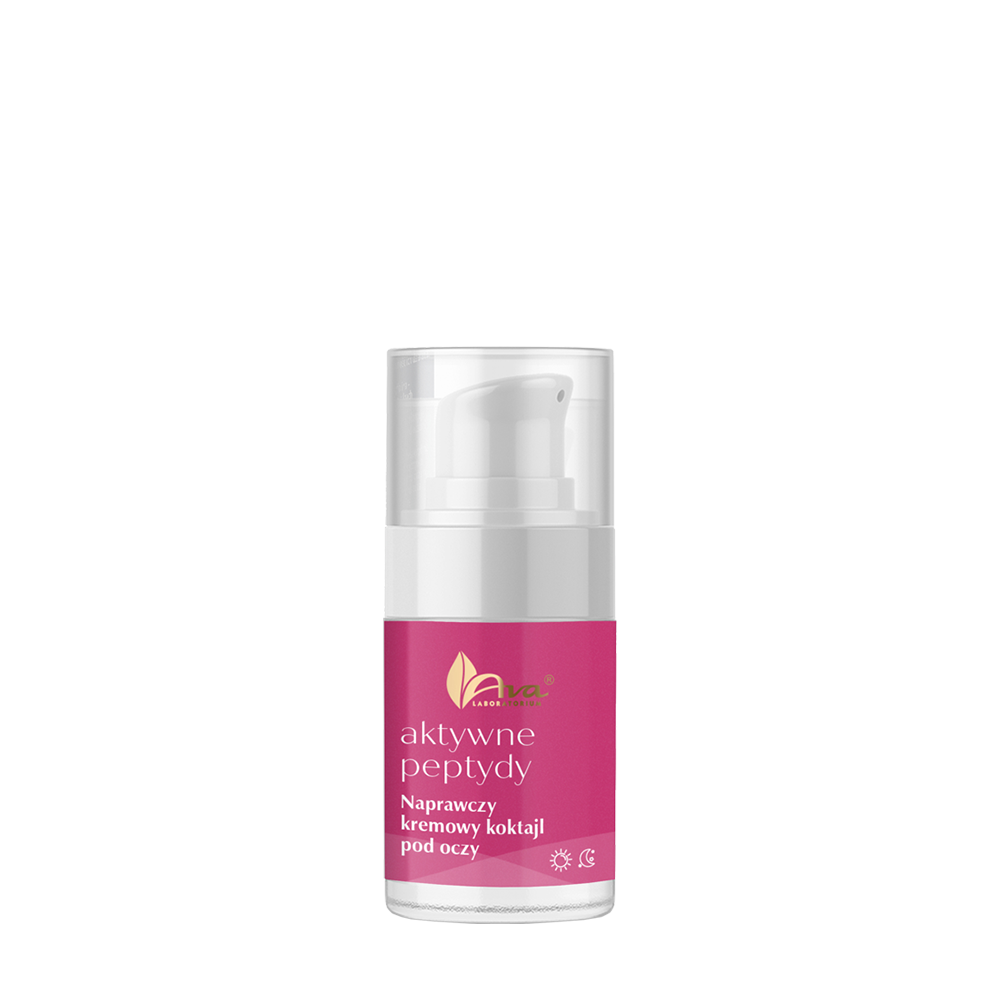 Aktywne Peptydy - Naprawczy kremowy koktajl pod oczy 15 ml