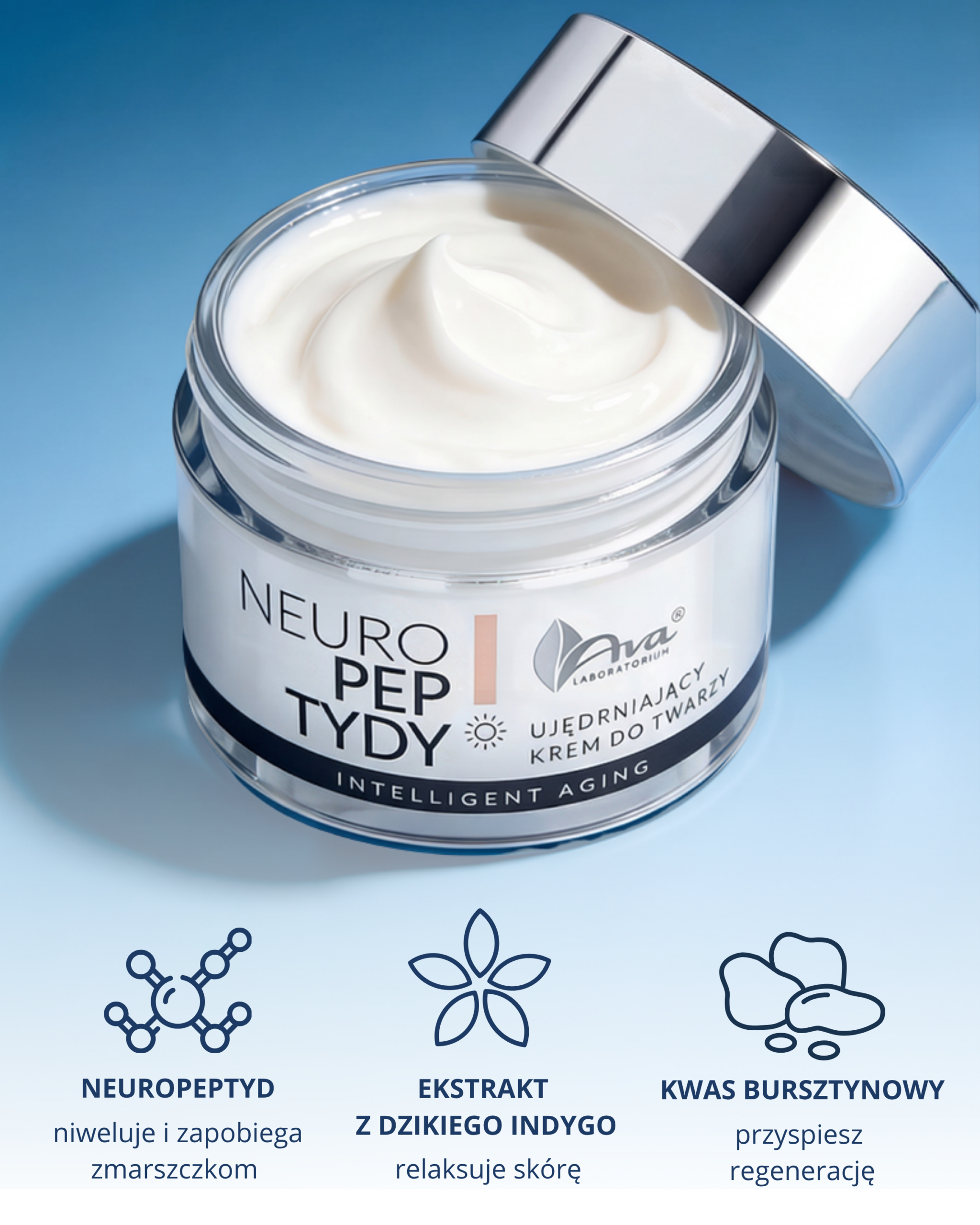 NEUROPEPTYDY - Ujędrniający krem do twarzy na dzień 50 ml - obrazek 4
