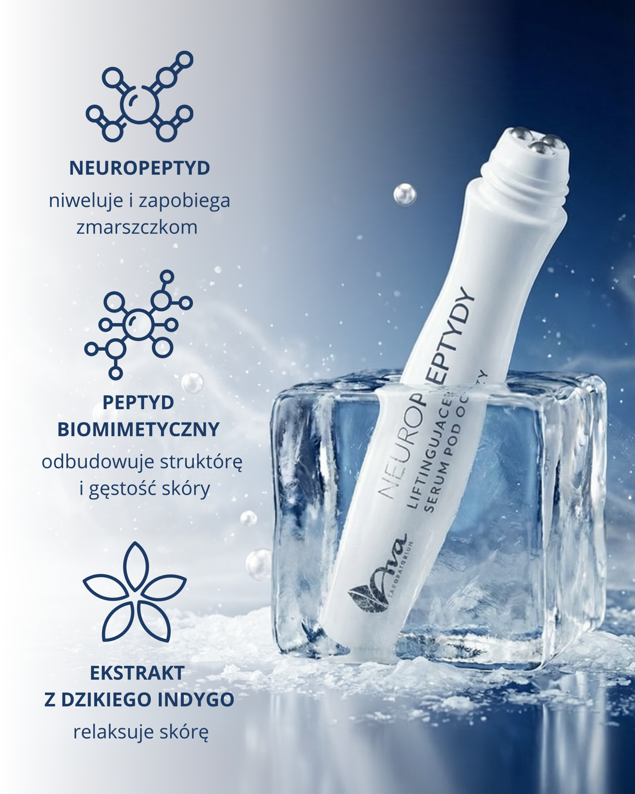 NEUROPEPTYDY - Liftingujące serum pod oczy roll-on 15 ml - obrazek 6