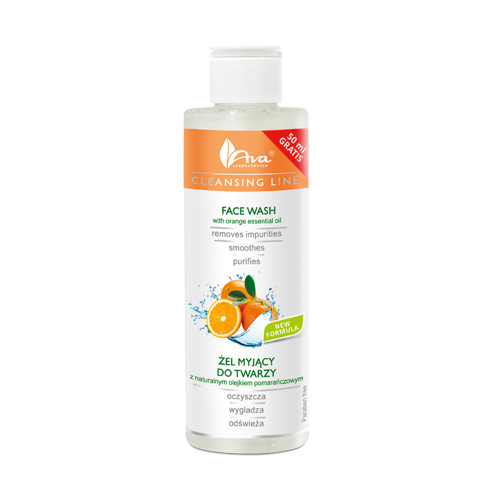 Cleansing Line Żel myjący do twarzy z olejkiem z pomarańczy 200 ml