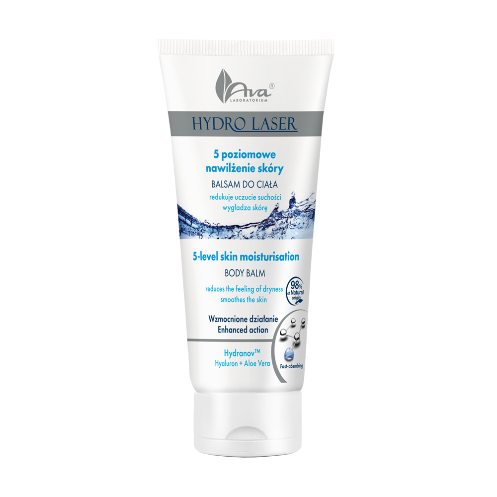 HYDRO LASER Balsam do ciała - 5 poziomowe nawilżenie skóry 200 ml