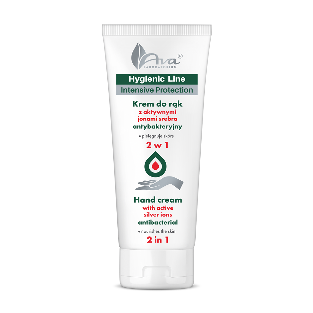 Hygienic Line Krem do rąk z jonami srebra 2w1 200 ml