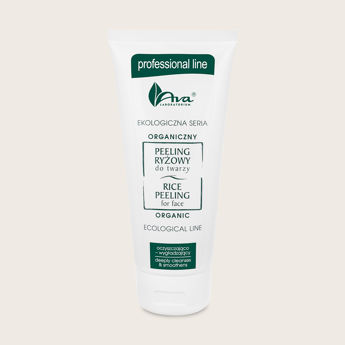 Ecological Care Organiczny kremowy peeling ryżowy 200 ml
