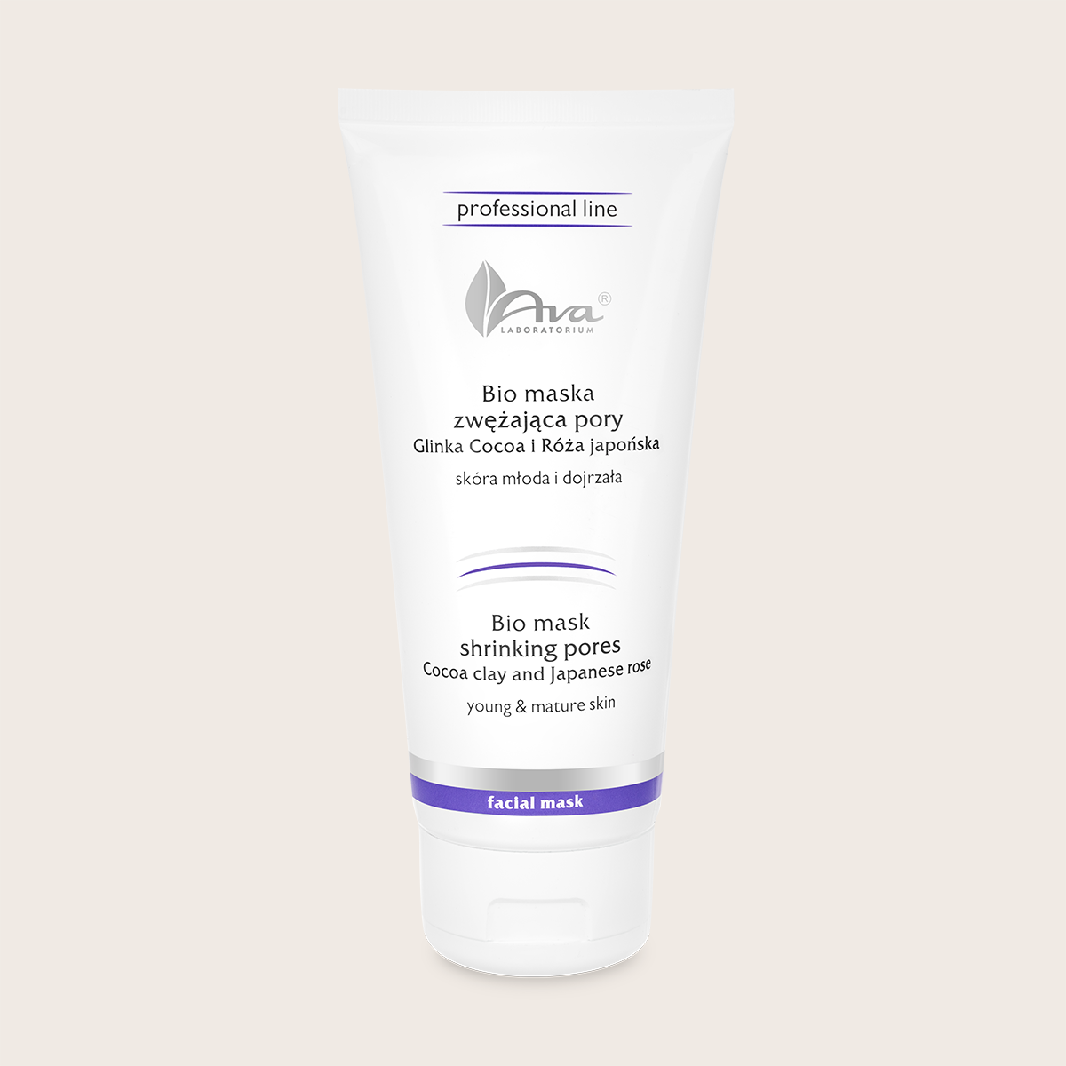 Pore Solution Bio maska zwężająca pory z glinką cocoa i różą japońską 200 ml