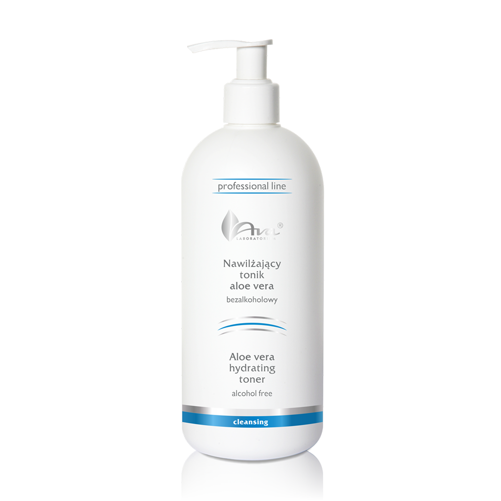 Cleansing Nawilżający tonik z Aloe Vera bezalkoholowy 500 ml