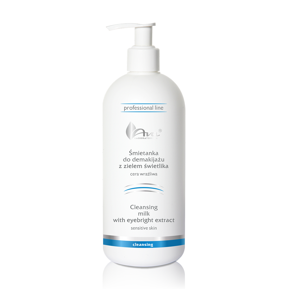 Cleansing Śmietanka z zielem świetlika do demakijażu cera wrażliwa 500 ml