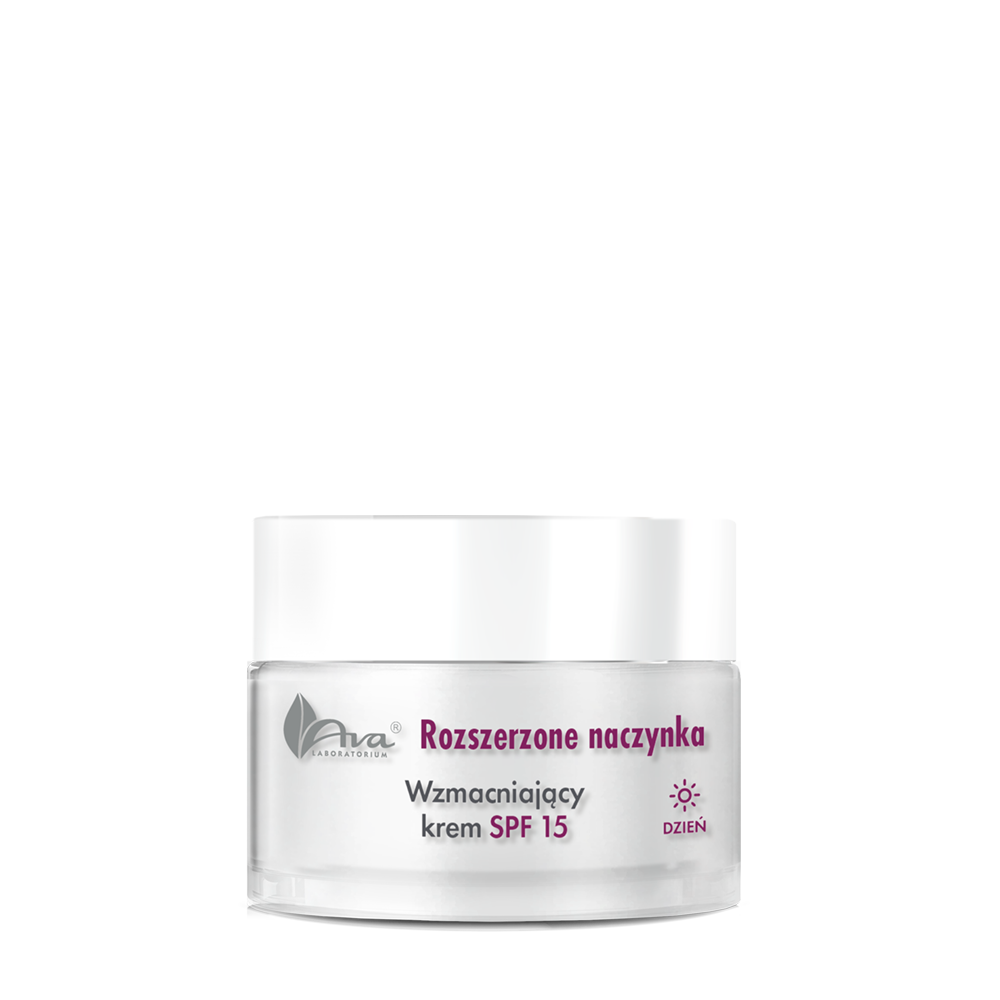 Rozszerzone naczynka Wzmacniający krem SPF15 na dzień 50 ml