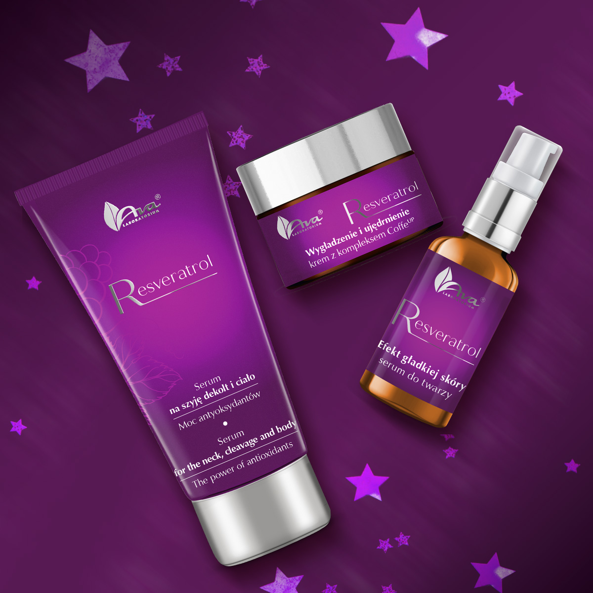 Zestaw 3 produktów - Resveratrol