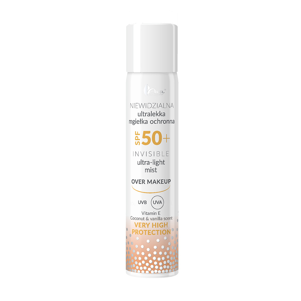 NIEWIDZIALNA - ultralekka mgiełka ochronna - SPF 50+ 75 ml