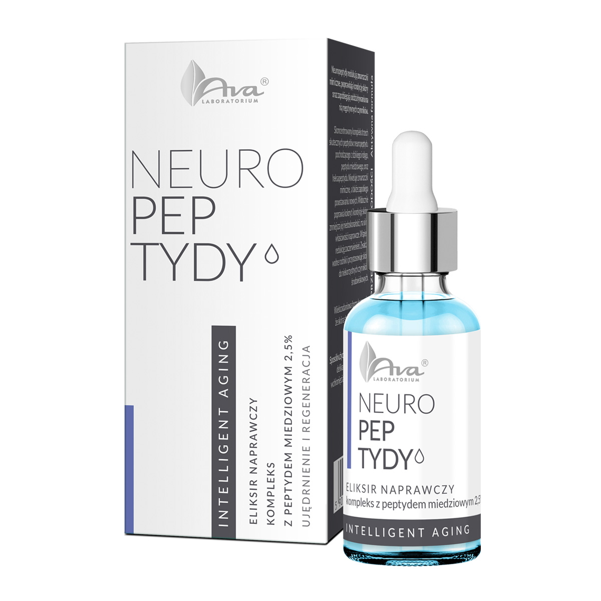 NEUROPEPTYDY - Eliksir naprawczy z peptydem miedziowym 2,5% 30 ml